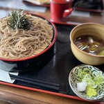 麺処びわ - ◯鴨汁そば¥1,250