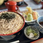 麺処びわ - ◯野菜天そば¥1,250