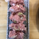 ダイニングまさ坊 - ねぎとろ軍艦　¥500    これをTikTokで観て、食べたくなった。