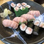 ダイニングまさ坊 - 大とろとねぎとろ巻　¥1,780