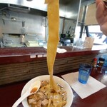 手打ち 陰日向 - 麺リフト　嶺上開花(｀；ω；´)