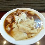 手打ち 陰日向 - ワンタンチャーシューメン大盛