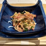 251495963 - 鯨ベーコンの和物