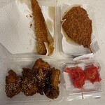 からあげ専門 寺田商店 - 料理写真:唐揚げあんど４種