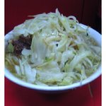 ラーメン二郎 三田本店 - 小ぶたダブル/野菜/ニンニク/カラメ - 700円