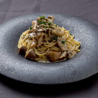 3種のキノコのクリームパスタ