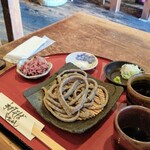 手打ちそば はやし - 三つ揃え蕎麦の一品