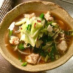 博多屋台 中洲流 - ホルモンチャンポンラーメン