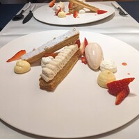 レストラン ローブ - 苺のミルフィーユ