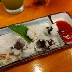 小半 - ハモ湯引き