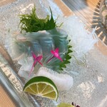 割烹 むら山 - ヒラメ刺し