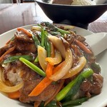 義源 - ニラレバあんかけ飯