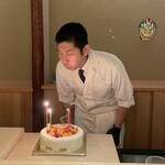橦木町 しみず - 清水大将、誕生日おめでとうございますヽ(´▽｀)/
