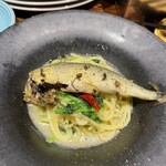 251535891 - 鮎のペペロンチーノ