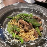 KNOCK CUCINA BUONA ITALIANA msb Tamachi店 - 万願唐辛子と牛タンのパスタ