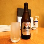 やぶ善 - グラスを見ただけで、その冷たさが判ります。