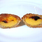 ナタ・デ・クリスチアノ - パステル・デ・ナタ（断面）