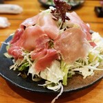 居酒屋明酔 - 生ハムサラダ