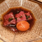 銀座 ちかみつ - じゃぶしゃぶユッケ