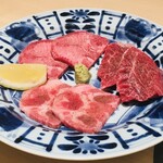 銀座 ちかみつ - タンナカ・タンモト・ハラミ