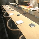 あじゅう田 - カウンター席