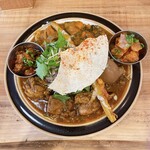 ムムムカリー - 本日の2種盛りカリー