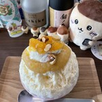 ツキトクルミ - 柿とハニーナッツにゴルゴンゾーラムース