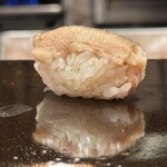 登喜和鮨 - 女川産 穴子笹蒸し塩