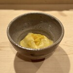 登喜和鮨 - 蟹玉 新発田産渡り蟹、銀杏擦り流し