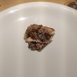 RISTORANTE IL NODO - ほしゆたかの四穀米と鮎のリゾット（盛り付け）