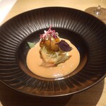 RISTORANTE IL NODO - 発酵トマト、雲丹のカッペリーニ