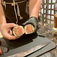 焼肉たまき 京橋店 - 和牛のとろたく巻き