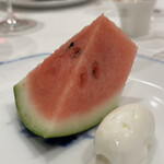 西洋料理 島 - 果物とジェラート