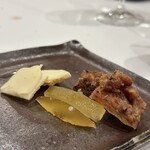 西洋料理 島 - チーズ、グレープフルーツ、ナッツ