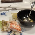 西洋料理 島 - 毛蟹とミソ