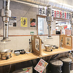 焼肉ホルモン たけ田 - 内観　カウンター席