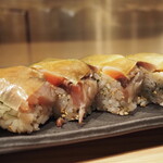 스시 로바타 키타로우즈시 도구야스지 요코초점 - 특제 고등어 마츠마에棒寿し