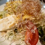 いち藤 - 豆腐と京野菜のサラダ