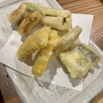 しんのすけ - おまかせ天ぷら三種盛り