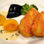 ＴＨＥ ＯＲＣＨＡＲＤ - ('09/10)帆立貝チーズ焼きとスズキのフリット