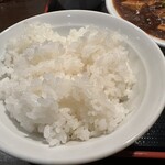 上海華龍 - 【2024.6.21(金)】麻婆豆腐定食（ライスのお替り無料）950円のライス