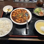 上海華龍 - 【2024.6.21(金)】麻婆豆腐定食（ライスのお替り無料）950円