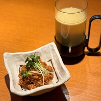 UMAMI日本酒弐番館 - 昆布茶、お通し