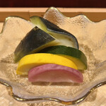 奈良 而今 - お漬物　自家製糠漬け