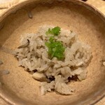奈良 而今 - 黒舞茸　まこもだけ　竈焚き御飯