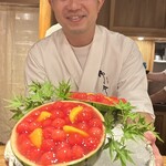 251605698 - 西瓜とマンゴー（太陽のタマゴ）