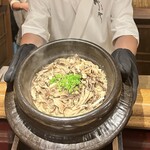 奈良 而今 - 黒舞茸　まこもだけ　竈焚き御飯