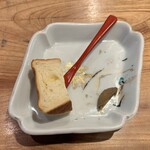 炭火割烹 蔓ききょう - 肝パテとパン