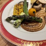 炭火割烹 蔓ききょう - 焼き野菜盛合せ