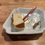 炭火割烹 蔓ききょう - 肝パテとパン